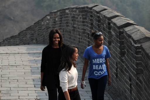 Michelle Obama visita la Gran Muralla china