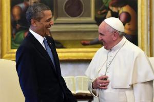 Obama recibirá al papa en Washington a su llegada a una base aérea