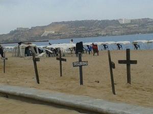 Playas en Anzoátegui se vuelven zona de protesta (Fotos)