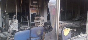 Declaran “pérdida total” de la Unefa en Táchira tras incendio (FOTOS)