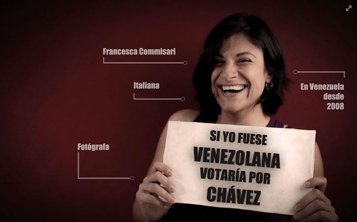 Periodista italiana detenida por tomar fotos… votaría por Chávez en el 2008 (reprimida está)