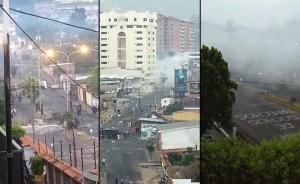 Continúa tensión en San Cristóbal: Lacrimógenas, explosiones, balas y represión