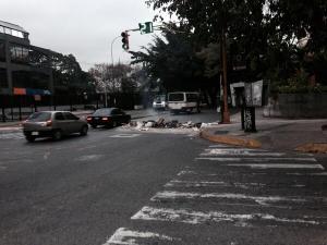 PNB quitó barricada en la Av. Rómulo Gallegos (Foto)