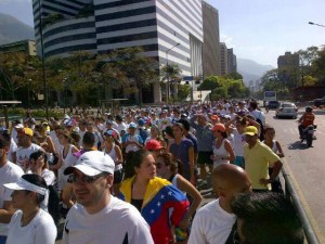 Unidos por Venezuela en una carrera y caminata