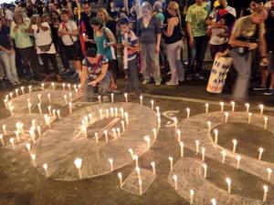 Chacao vuelve a sumarse a protestas pacíficas con una vigilia (Fotos)