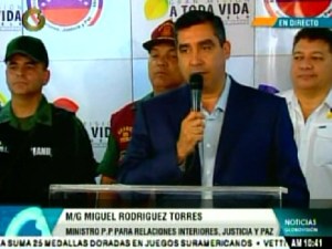 Rodríguez Torres: Vamos a cambiar la metodología para reducir los grupos violentos