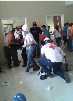 Reportan heridos en las torres del Saladillo (Fotos)