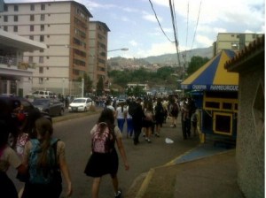 Bachilleres salieron a protestar en Táchira (Foto)