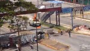 Tres manifestantes y un GNB heridos tras enfrentamientos en Mérida