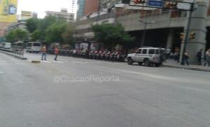 Fuerte presencia militar y policial en Chacao este #22A (Fotos)