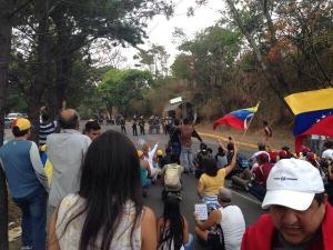 Protesta en el Obelisco de San Cristóbal (Fotos)