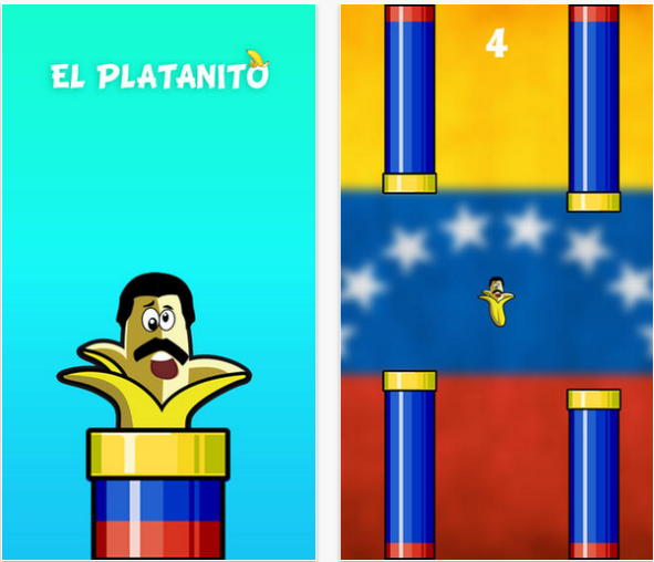 “El Platanito”, un juego para divertirte con Maduro en el iPhone (Foto)