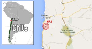 Emiten alerta por inminente tsunami en Chile tras sismo de magnitud 7,5