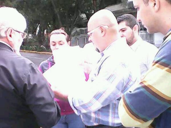 Estudiantes piden al Nuncio abogar por detenidos (Fotos)