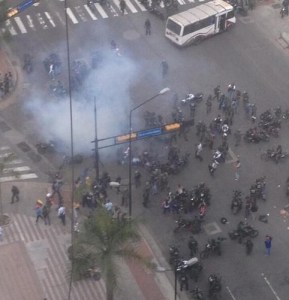 Fuerte represión en Los Palos Grandes #14M (Fotos)