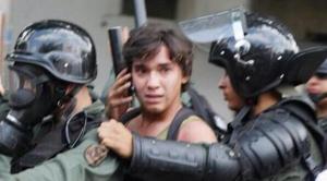 GNB captura al hijo de gobernador madurista protestando contra Maduro (Foto)