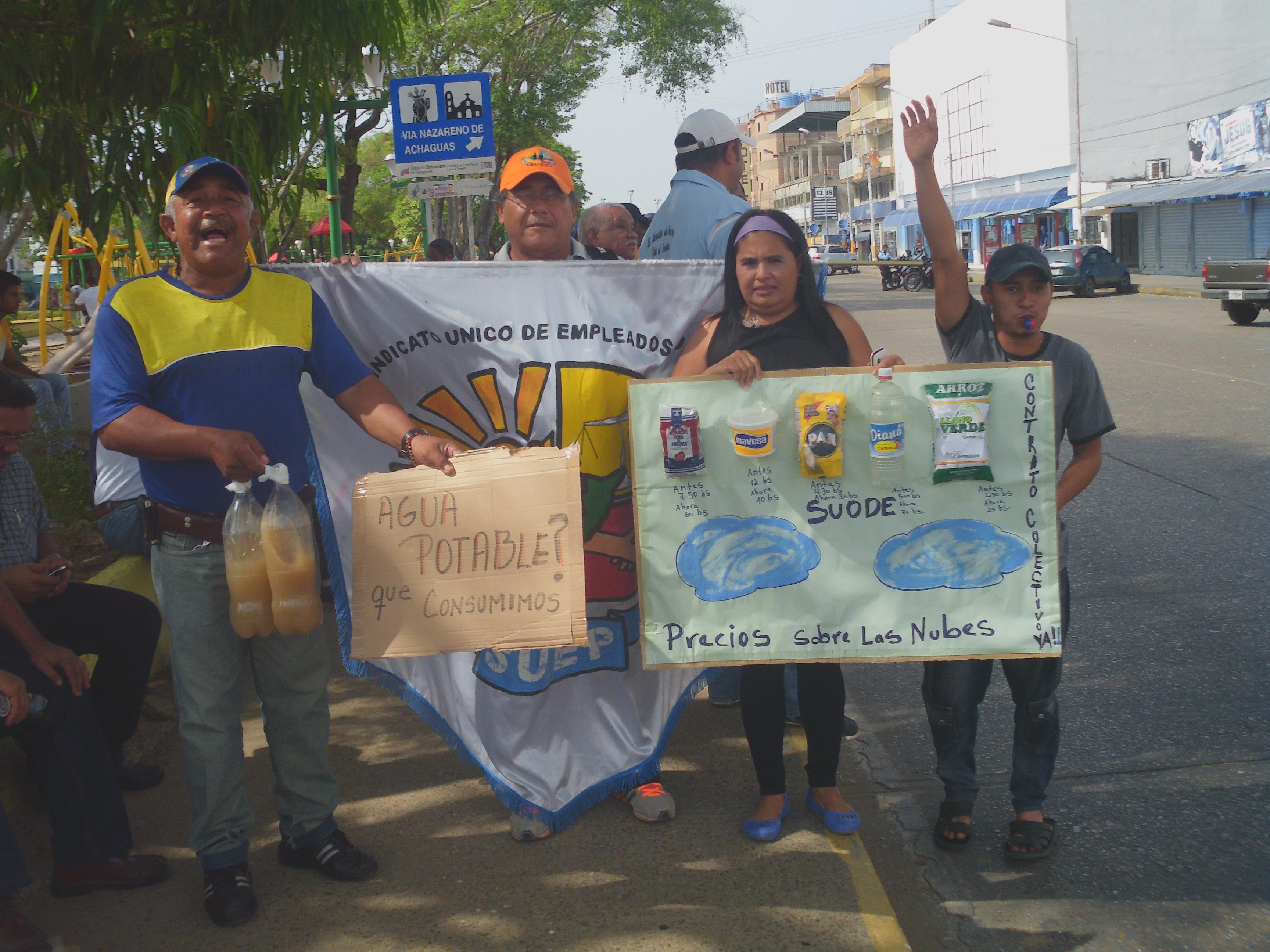 Trabajadores y sociedad civil marcharon en jornada de protesta socio-laboral en Apure