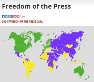 No hay prensa libre en Venezuela, determinó Freedom House