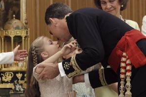 Leonor, con ocho años, la heredera más joven a un trono europeo (Fotos)
