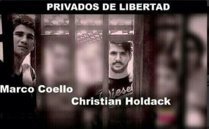Christian Holdack y Marco Coello son dos de los estudiantes juzgados junto a Leopoldo López en la audiencia