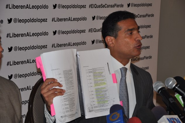 Rueda de prensa de los Abogados defensores de Leopoldo López. Foto: News Report