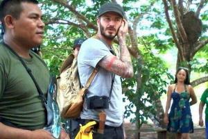 Antes del Mundial-2014, David Beckham recorre la Amazonia en moto (Foto)