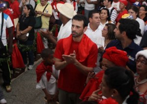 Capriles califica de “lamentable” la poca presencia de turistas en festejos tradicionales