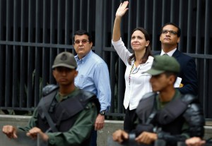 María Corina Machado ante la Fiscalía
