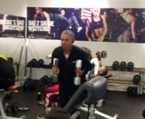 Pillan a Obama en el gimnasio y se desata el escándalo (Fotos)