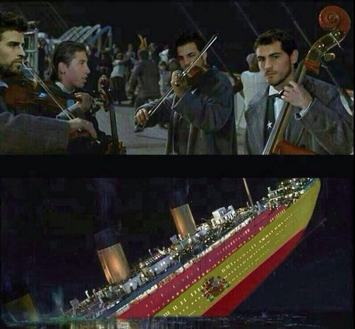 Titanic Spain hundido