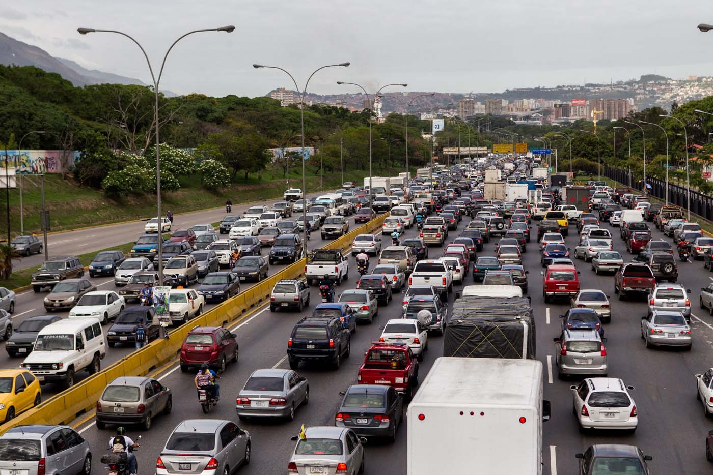 Caracas, una de las ciudades con mayor congestión vehicular del mundo