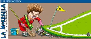 La polémica caricatura del Mundial que Dilma no quiere que veas