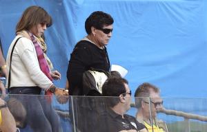 Pelusa pavoso… Maradona se fue del estadio y Messi metió el gol de Argentina