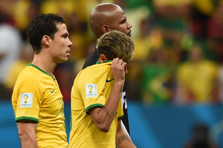 Así fue la cara de derrotados que tenían los jugadores brasileños (Fotos)