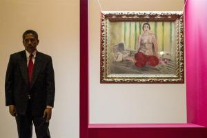 Odalisca con Pantalón Rojo está en el Museo de Arte Contemporáneo de Caracas (Fotos)