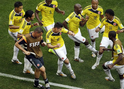 Los once goles de Colombia al ritmo del Vallenato (Video)