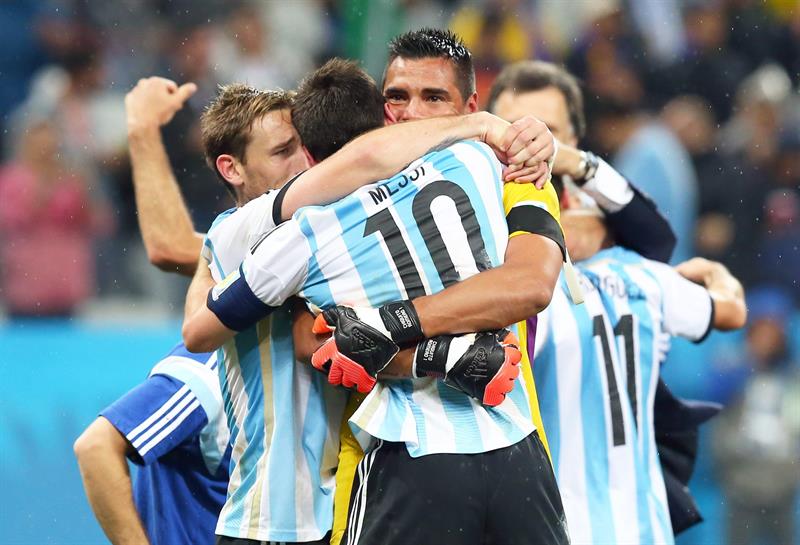 La emoción del Argentina vs Holanda en FOTOS
