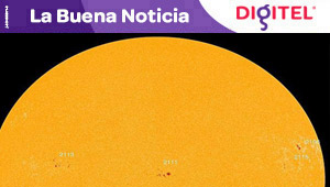 Nueve grupos de gigantescas manchas aparecen en el Sol