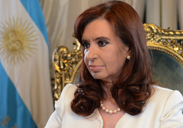 Cristina Fernández llegó a Venezuela