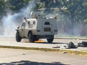 Enfrentamientos entre GNB y manifestantes este #24Jul en Barquisimeto (Fotos)