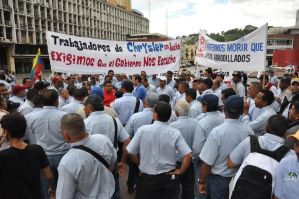 En fotos: Protesta de los trabajadores del sector automotriz