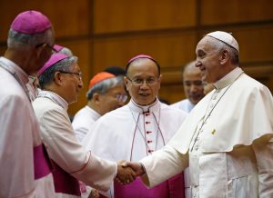 El Papa reza por la unidad de los coreanos en su despedida de Corea del Sur