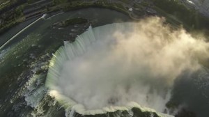 Las cataratas de Niágara desde un drone (sensacional video)