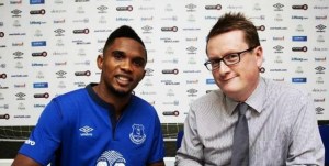 Samuel Eto’o jugará dos temporadas en el Everton