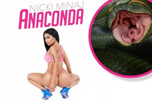 ¡Y dale con la anaconda!… Nicki insiste en utilizarla a pesar de que mordió a su bailarina
