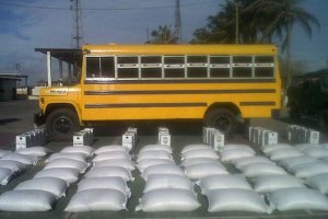 Bus escolar era utilizado para contrabandear bombonas de gas en la Guajira