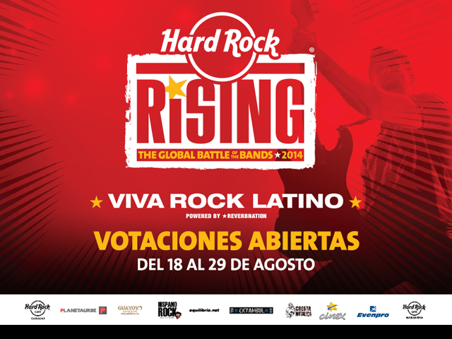 Abierta la votación del público del Viva Rock Latino de Hard Rock Cafe