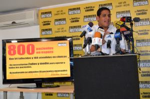 Olivares: El 70 % de los venezolanos debe pagar por un insumo médico (Video)