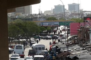 Protesta de choferes colapsa el centro de Maracaibo