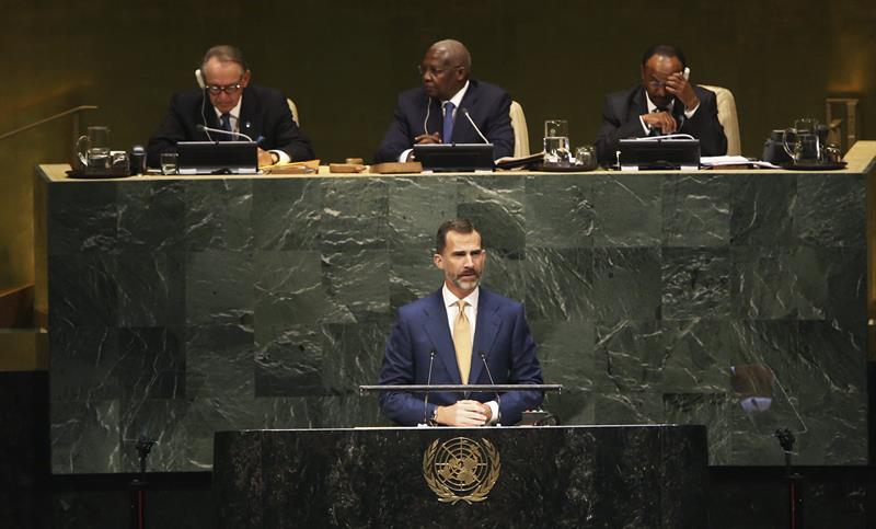 Rey Felipe brinda a la ONU una España renovada que rechaza la intolerancia